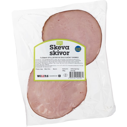 Skeva Skivor Basturökt Skinka
