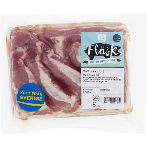 Sidfläsk Bit Sverige