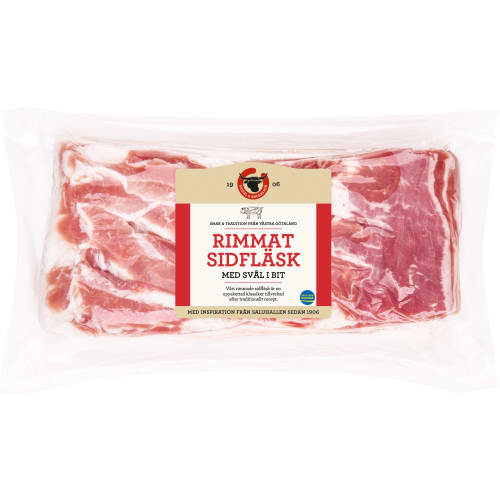 Sidfläsk med Svål Rimmat Bit