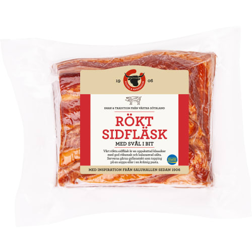 Rökt Sidfläsk med Svål Bit