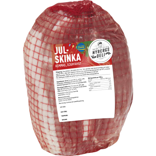 Julskinka Fryst Rimmad Sverige