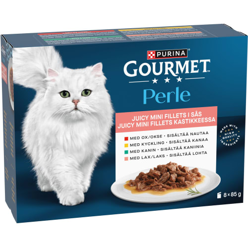 Mini Fillets Gourmet Perle Kattmat i Sås 8-pack