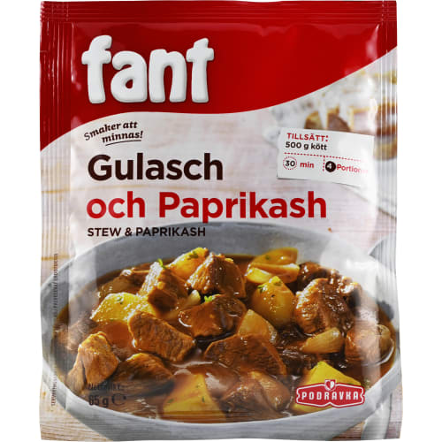 Fant Gulasch Paprikash Kryddmix/4 Port