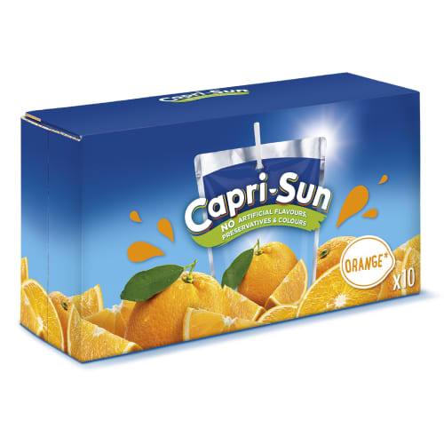 Orange Fruktdryck Påse