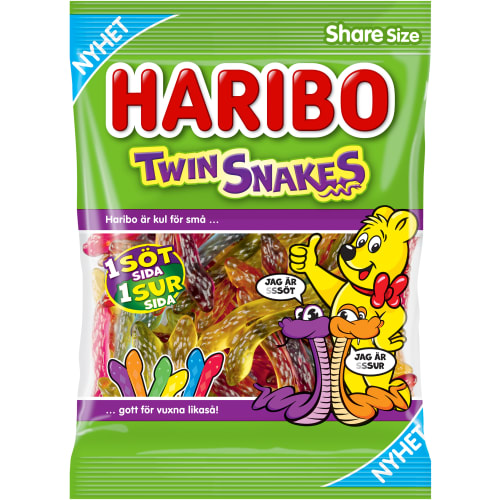 Twin Snakes Söt Och Sur Sida