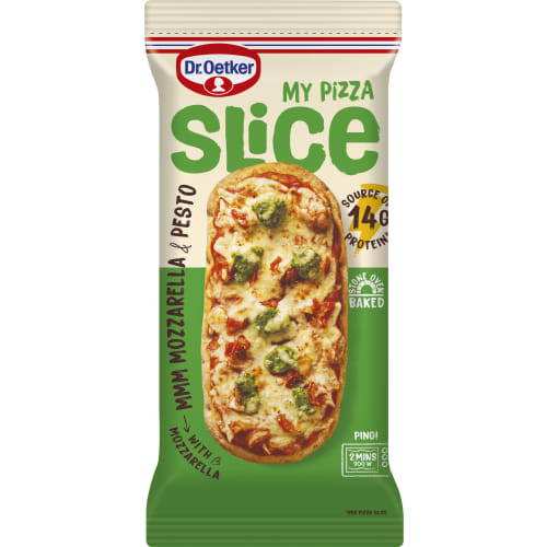 Mozzarella Pesto Pizza Slice Fryst