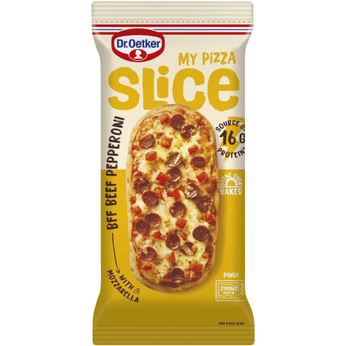 Beef Salami Pizza Slice Fryst