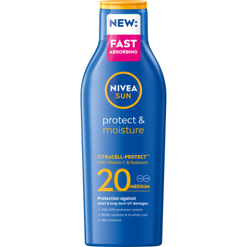 Spf 20 Prot&moist Lotion Solskydd