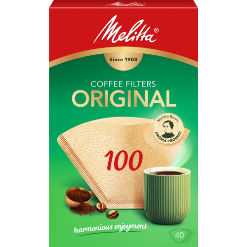 Kaffefilter 100 Oblekt Original