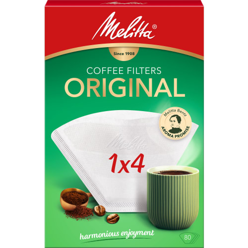 Kaffefilter 1x4 Vit Original
