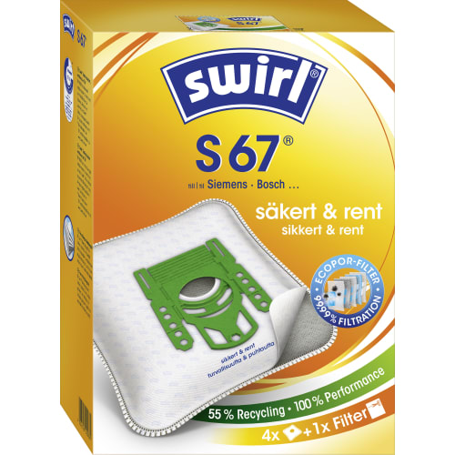 Dammsugarpåse S67 Mp+green