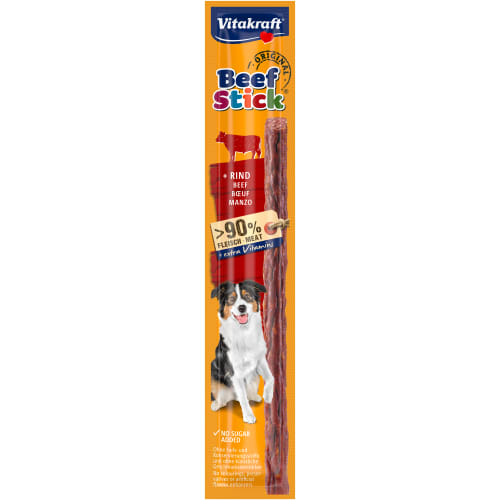 Beefstick Rind Oxkött Hundgodis