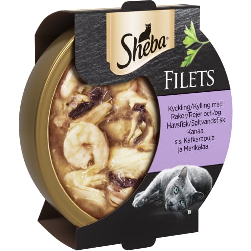 Havsfisk Räkor Kyckling Filets Kattmat Våt
