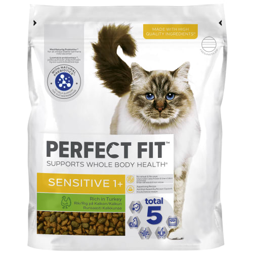 Sensitive Kalkon Kattfoder Torr