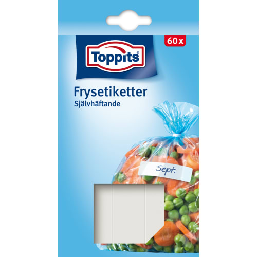 Frysetikett Självhäftande Vita