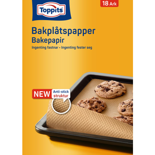 Bakplåtspapper Anti-stick 18ark