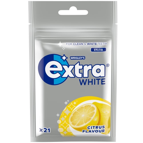 Citrus Flavor Extra White Sugarfree Gum