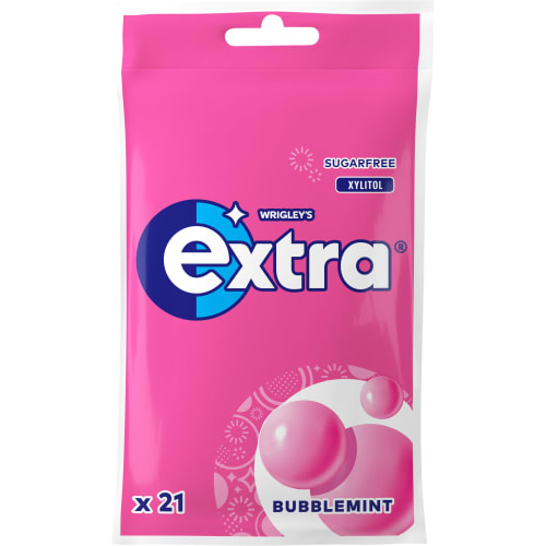 Bubbelmint Extra Sugarfree Gum