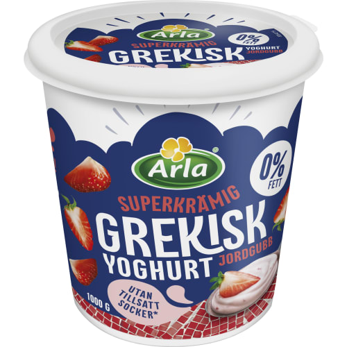 Jordgubb Grekisk Yoghurt 0%
