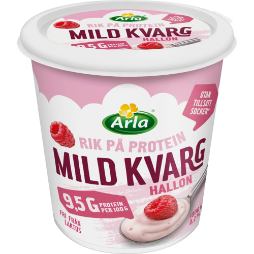 Hallon Mild Kvarg Laktosfri 0,2%