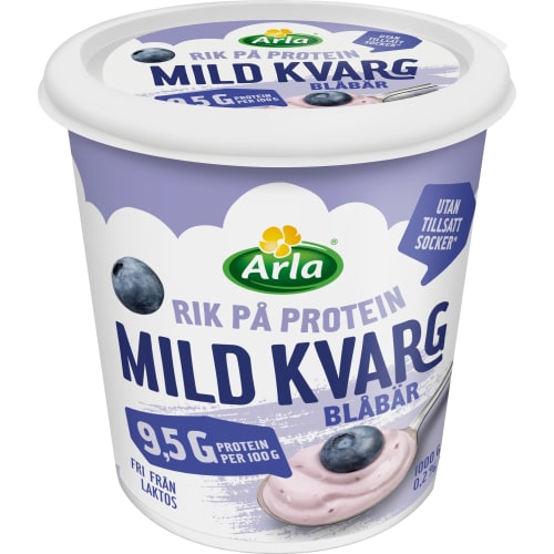 Blåbär Mild Kvarg Laktosfri 0,2%