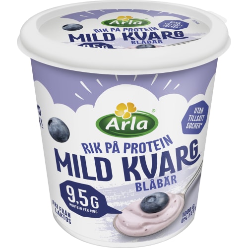 Blåbär Mild Kvarg Laktosfri 0,2%