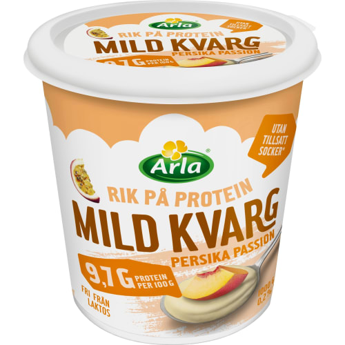 Persika&passio Mild Kvarg Laktosfri 0,2%