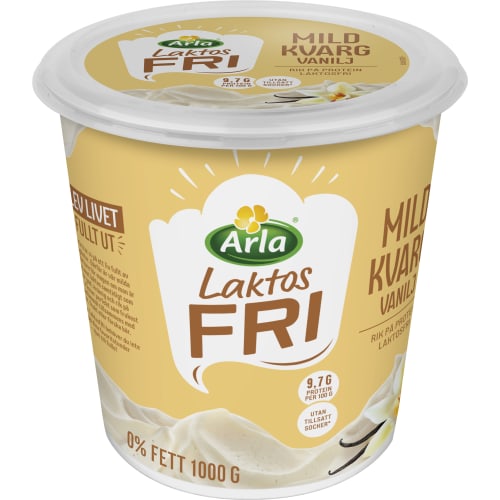 Mild Vanilj Kvarg Laktosfri