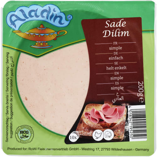 Sade Dilim Kalkon Mortadella Skivad