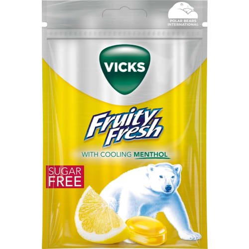 Fruity Fresh Lemon Citron Halstablett