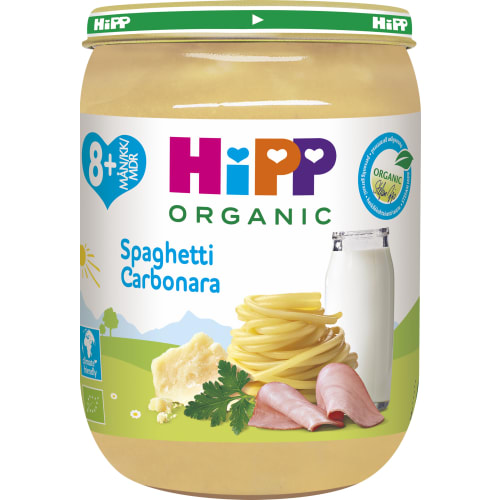 Spaghetti Carbonara Eko Från 8 Månader
