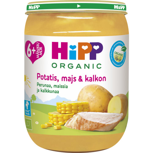 Potatis Majs Kalkon Från 6 Månader