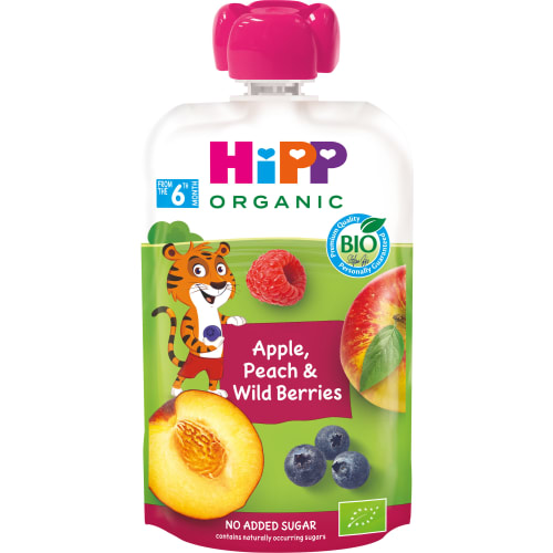 Wild Berries Apple Peach Från 6 Månader