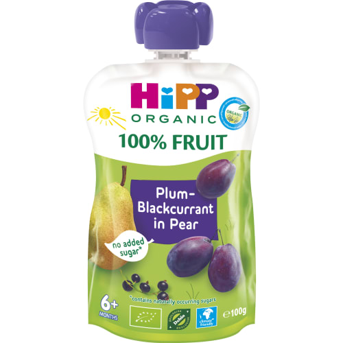Plum Blackcurrant Pear Från 4 Månader