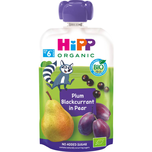 Plum Blackcurrant Pear Från 4 Månader