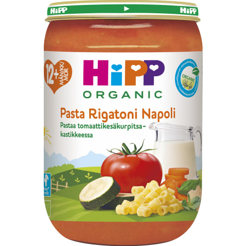Pasta Rigatoni Napoli Från 12 Månader