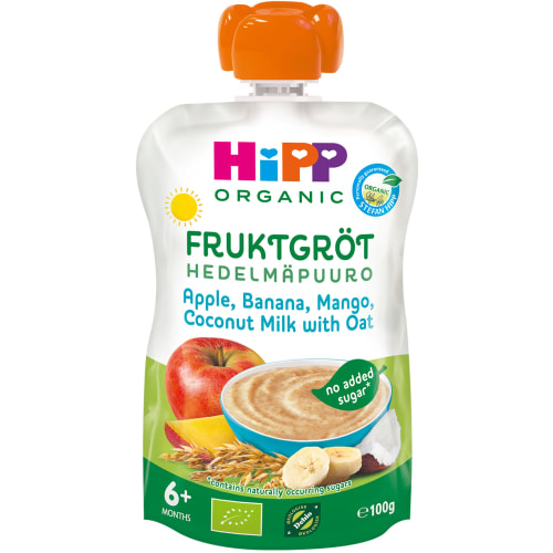 Gröt Äpple Banan Mango Från 6 Månader