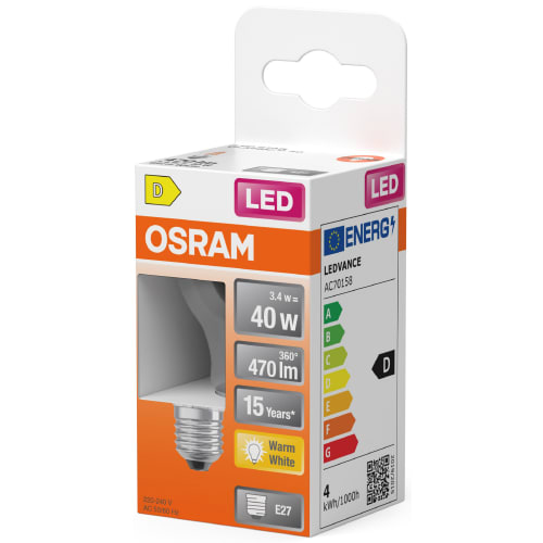 Led Klotlampa 470lm E27 40w Warm White