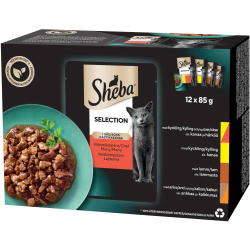 Köksmästarens Meny Selection Sås Kattmat Sås 12-pack