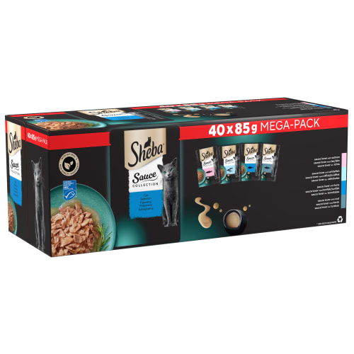 Fisk Selection Sauce Collection Kattmat 40-pack