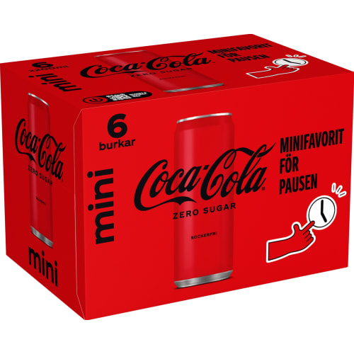 Coca-cola Zero Läsk Burk