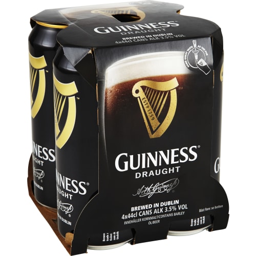 Guinness Draught 3,5% Folköl Burk