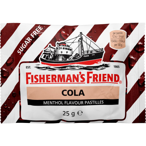 Cola Sugar Free Sockerfri Halstablet