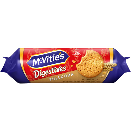 Fullkorn Digestives med Solrosolja