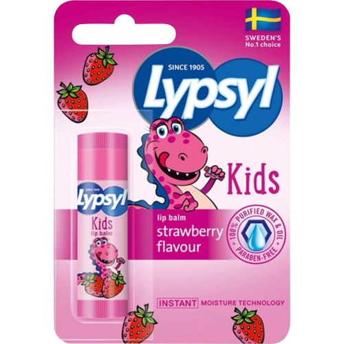 Lypsyl Kids Strawberry Flavor Läppbalsam Kids
