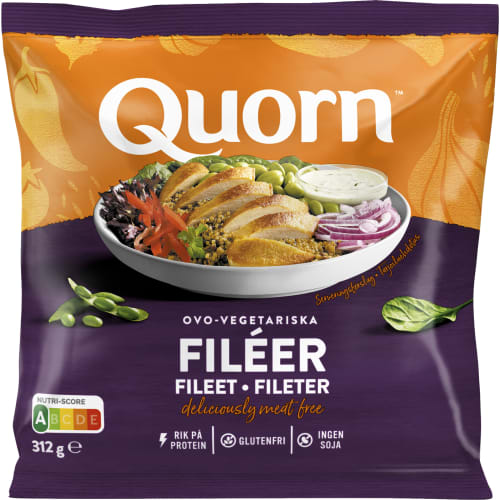 Quornfiléer Ovo-vegetariska Frysta