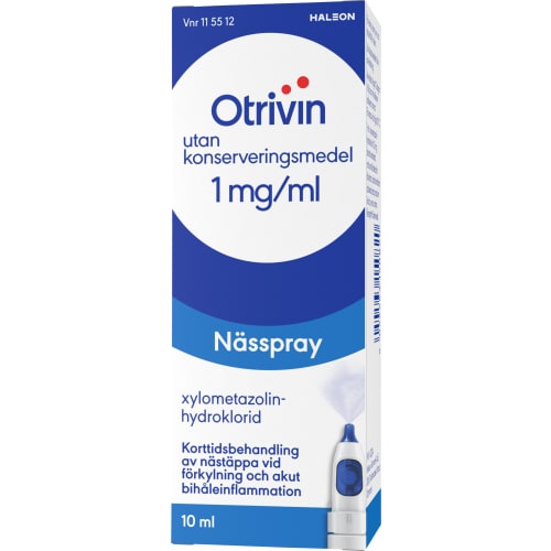 Otrivin Utan Konserv 1mg/ml Nässpray
