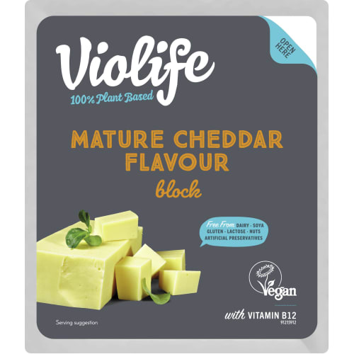 Block Cheddar Flavour Vegansk