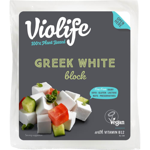 Block Greek White Vegansk