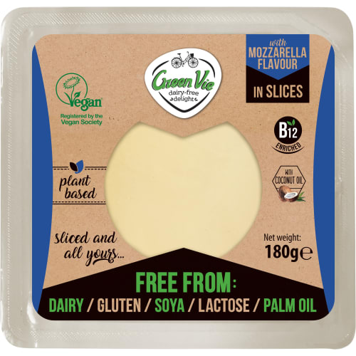 Slices Mozzarella Flavour Vegansk